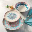 Oxford Unni-Cosmic Stoneware 12 Piece Dinnerware Set 01