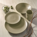 Oxford Unni-Olive Stoneware 16 Piece Dinnerware Set 01