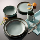 Oxford Contempo-Polaris Stoneware 20 Piece Dinnerware Set 01