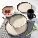 Oxford Contempo-Tiramisu Stoneware 20 Piece Dinnerware Set 01