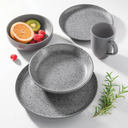 Oxford Contempo-Granite Stoneware 20 Piece Dinnerware Set 01