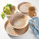 Oxford Contempo-Caribbean Stoneware 20 Piece Dinnerware Set 01