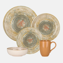 Oxford Contempo-Relic Stoneware 20 Piece Dinnerware Set 03