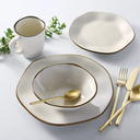 Oxford Ryo-Sandbar Porcelain 16 Piece Dinnerware Set 01