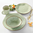 Oxford Ryo-Bamboo Porcelain 16 Piece Dinnerware Set 01