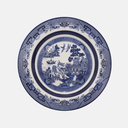 Oxford Flamingo-Blue Willow Porcelain 20 Piece Dinnerware Set 04