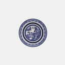 Oxford Flamingo-Blue Willow Porcelain 20 Piece Dinnerware Set 07