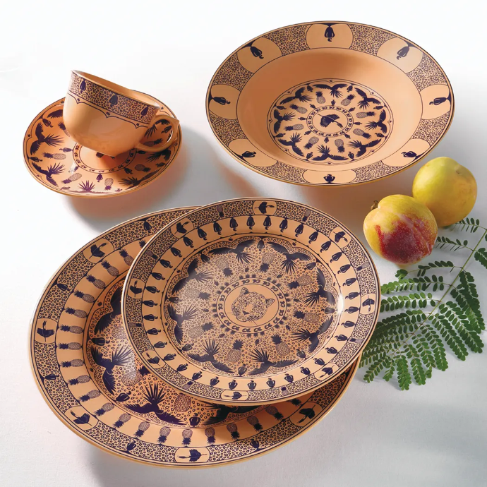 Oxford Terra Brasilis-Tropic Porcelain 20 Piece Dinnerware Set 01