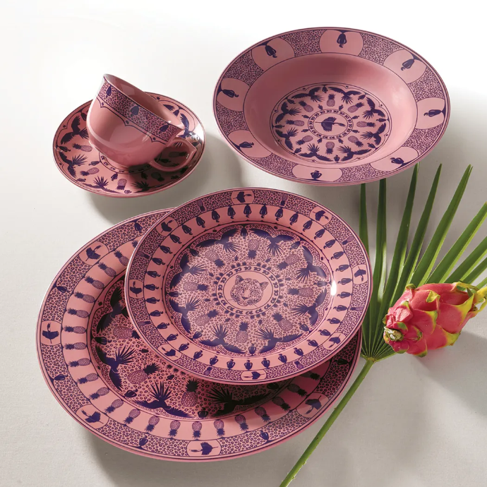 Oxford Terra Brasilis-Utopia Porcelain 20 Piece Dinnerware Set 01