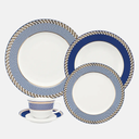Oxford Flamingo-Op Art Porcelain 20 Piece Dinnerware Set 03
