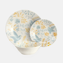 Oxford Donna-Bluebird Stoneware 12 Piece Dinnerware Set 03