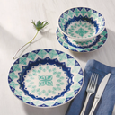 Oxford Donna-Lola Stoneware 12 Piece Dinnerware Set 01