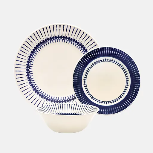 Oxford Donna-Colb Stoneware 12 Piece Dinnerware Set Service for 4