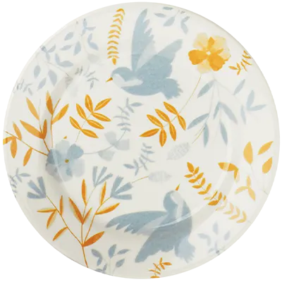 Oxford Donna-Bluebird Stoneware 12 Piece Dinnerware Set Service for 4