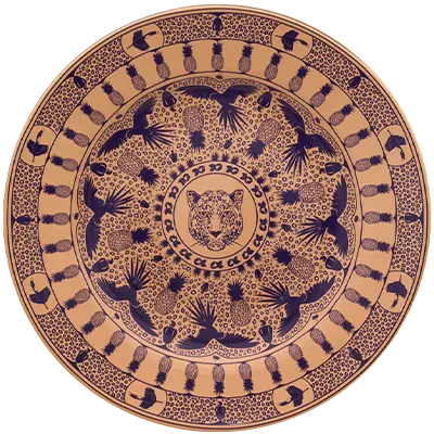 Oxford Terra Brasilis,Tropic Porcelain 20 Piece Dinnerware Set, Service for 4