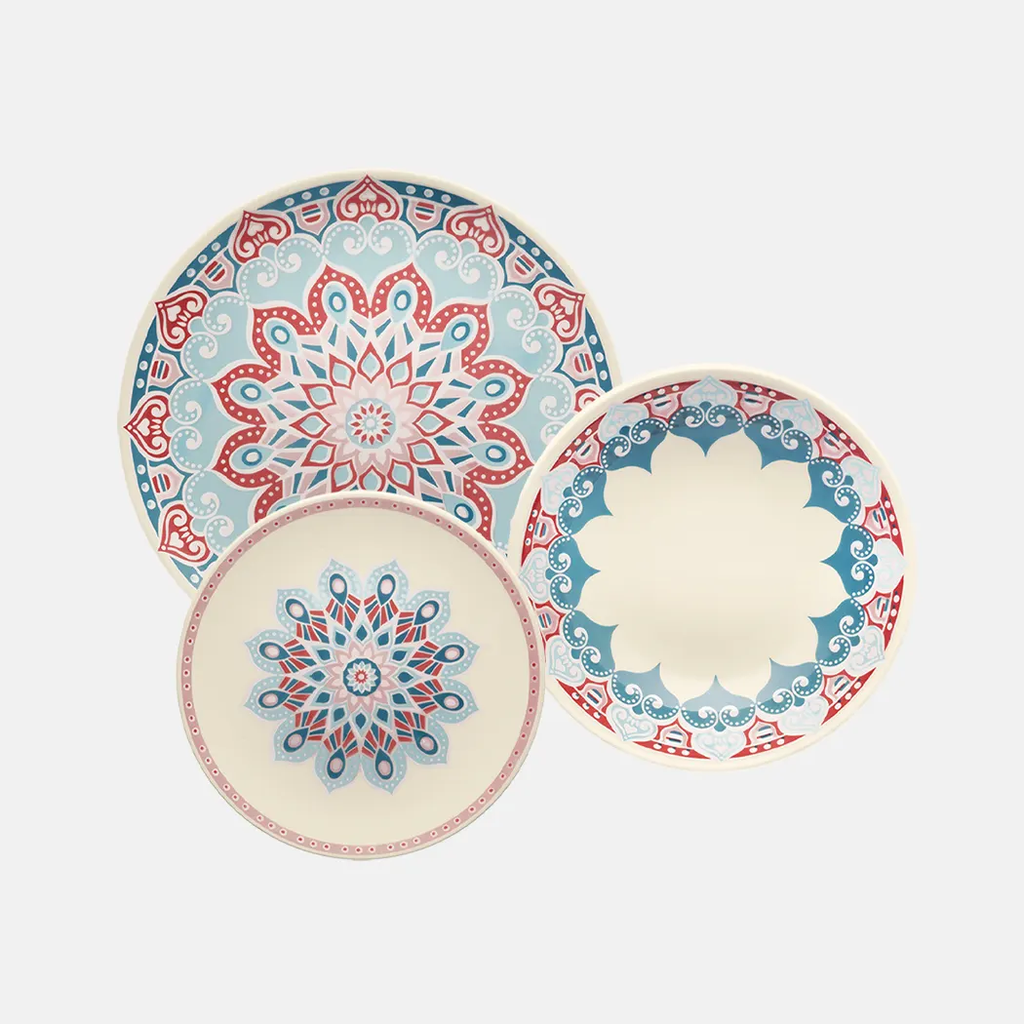 Oxford Unni-Cosmic Stoneware 12 Piece Dinnerware Set  for 4